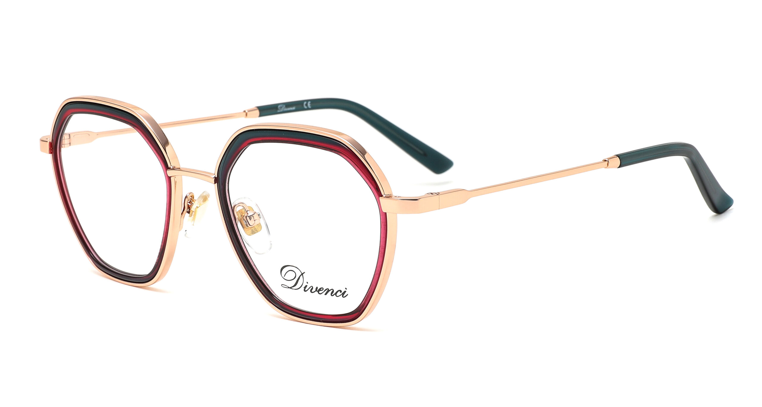 DV0069 C2 Rose Gold Red Green